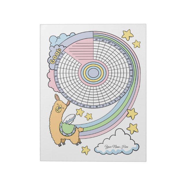 Cuaderno Personalizado Rastreador de Hábitos de Ll (Lado Izquierdo)