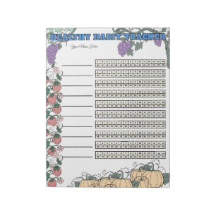Cuaderno Personalizado Rastreador de Hábitos Salud
