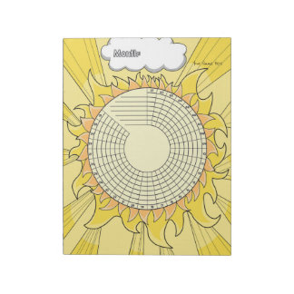 Cuaderno Personalizado Rastreador de Hábitos Sunsh
