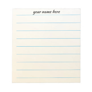 Cuaderno Personalizado Rayado