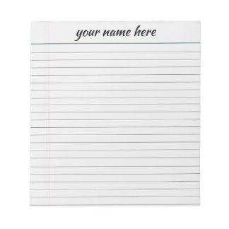 Cuaderno Personalizado Rayado