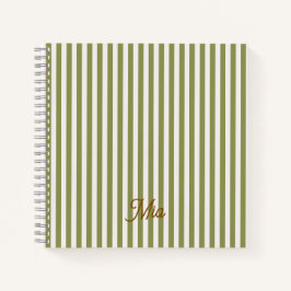 Cuaderno Personalizado Rayado Nombre Personalizado