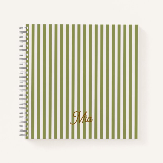 Cuaderno Personalizado Rayado Nombre Personalizado (Anverso)