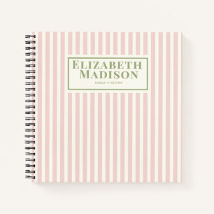 Cuaderno Personalizado rayado rosado