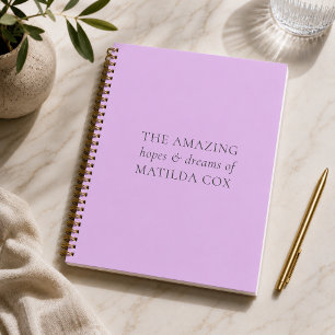 Cuaderno personalizado   Regalo de cuaderno de Esp