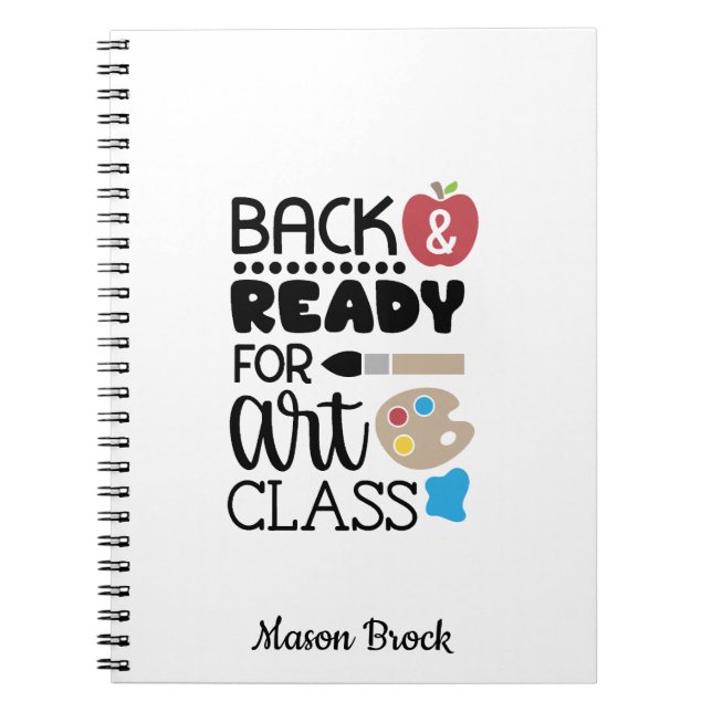 Cuaderno personalizado regalo divertido para clase (Frente)