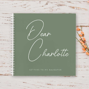 Cuaderno Personalizado Regalo Mamá Nuevo Guión Minimalista 