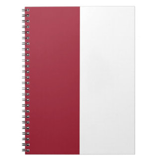 Cuaderno Personalizado rojo y blanco