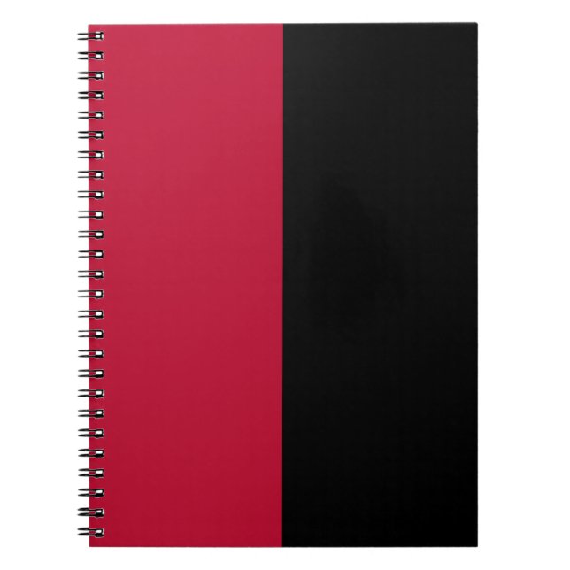 Cuaderno Personalizado rojo y negro (Frente)