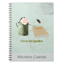Cuaderno personalizado rústico y elegante para ama