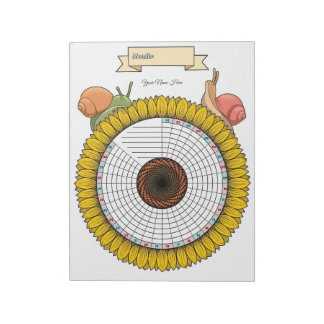 Cuaderno Personalizado Seguidor de Hábitos Caracol
