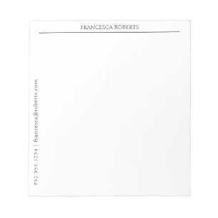 Cuaderno Personalizado Sencillo