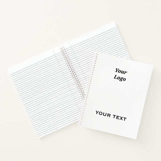 Cuaderno personalizado simple azul morado negro hojas añade (Interior)