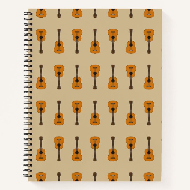 Cuaderno Personalizado simple de guitarra acústica (Anverso)