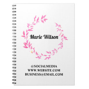 Cuaderno Personalizado simple y elegante añada su nombre pu