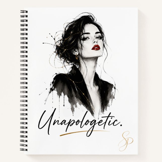 Cuaderno personalizado sin disculpas (Anverso)