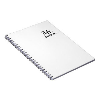 Cuaderno personalizado Sr. Cuaderno – Cuaderno de