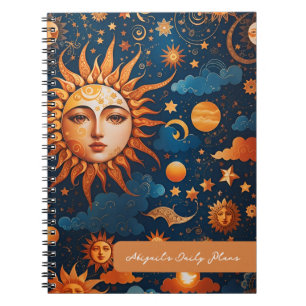 Cuaderno Personalizado Sun Moon