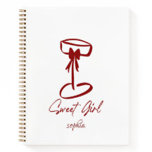 Cuaderno Personalizado Sweet Girl Coquette