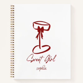 Cuaderno Personalizado Sweet Girl Coquette