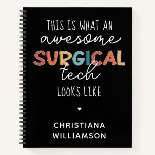 Cuaderno Personalizado Técnico Quirúrgico Funny Surgery O T