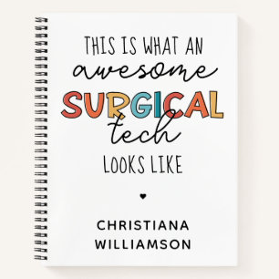 Cuaderno Personalizado Técnico Quirúrgico Funny Surgery O T