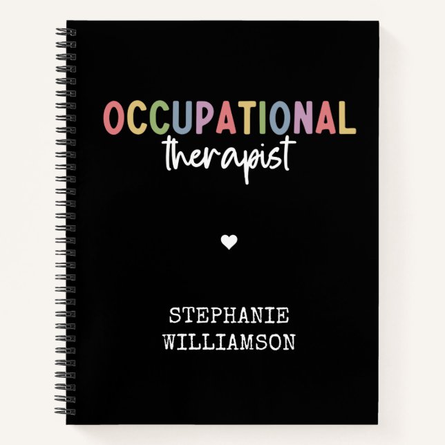 Cuaderno Personalizado Terapia Ocupacional Ocupacional de R (Anverso)