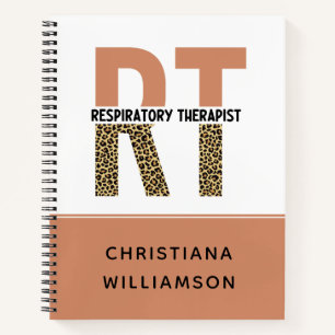 Cuaderno Personalizado Terapia Respiratoria RT Regalo