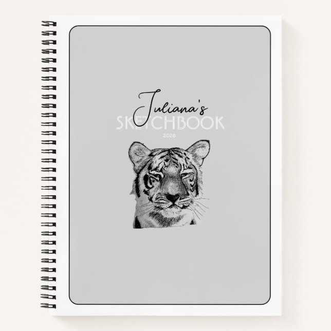 Cuaderno Personalizado Tiger (Anverso)