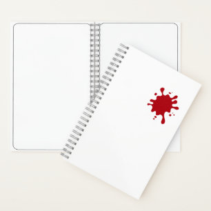 Cuaderno personalizado Tomato Red Splash