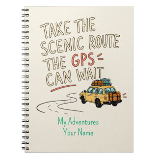 Cuaderno Personalizado 'Tome la Ruta Escénica'