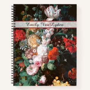 Cuaderno Personalizado Tulip Rosas Art Journal Notebook