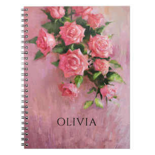 Cuaderno Personalizado Un sueño en tonos rosas