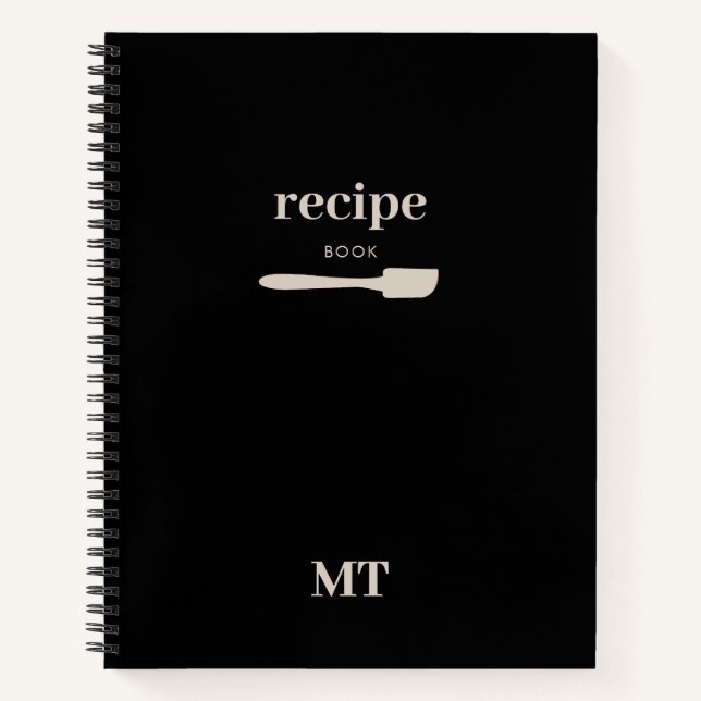 Cuaderno Personalizado Utensils Spatula Recipe Cookbook (Anverso)