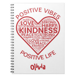 Cuaderno Personalizado Vibraciones Positivas Vida