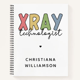 Cuaderno Personalizado Xray Technologist X-ray Tech Gifts