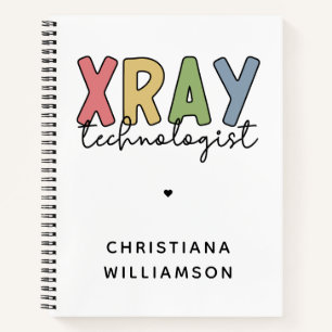 Cuaderno Personalizado Xray Technologist X-ray Tech Gifts