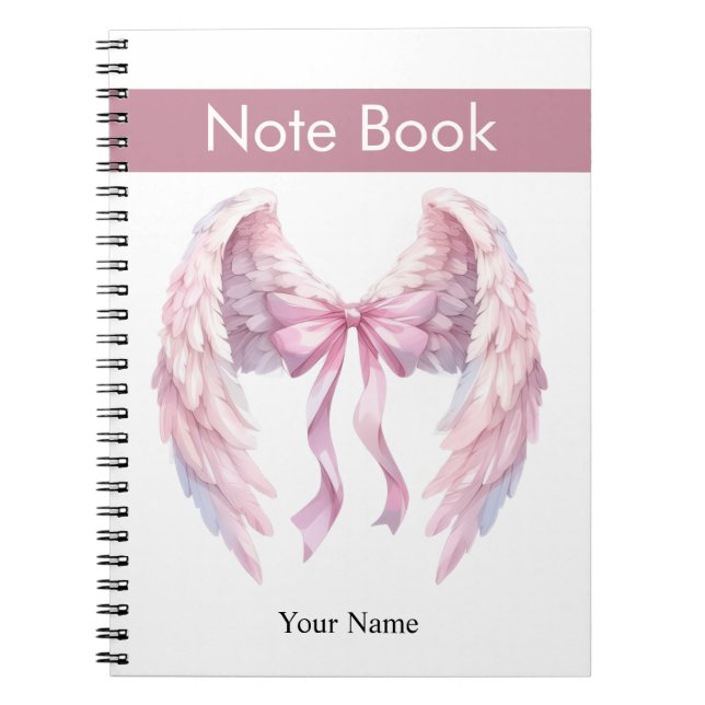 cuaderno personalizado y con lazo (Frente)