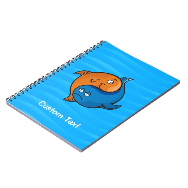 Cuaderno Personalizado Yin Yang Fish (Lado Izquierdo)