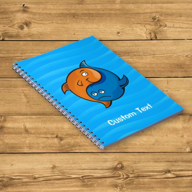 Cuaderno Personalizado Yin Yang Fish (Subido por el creador)