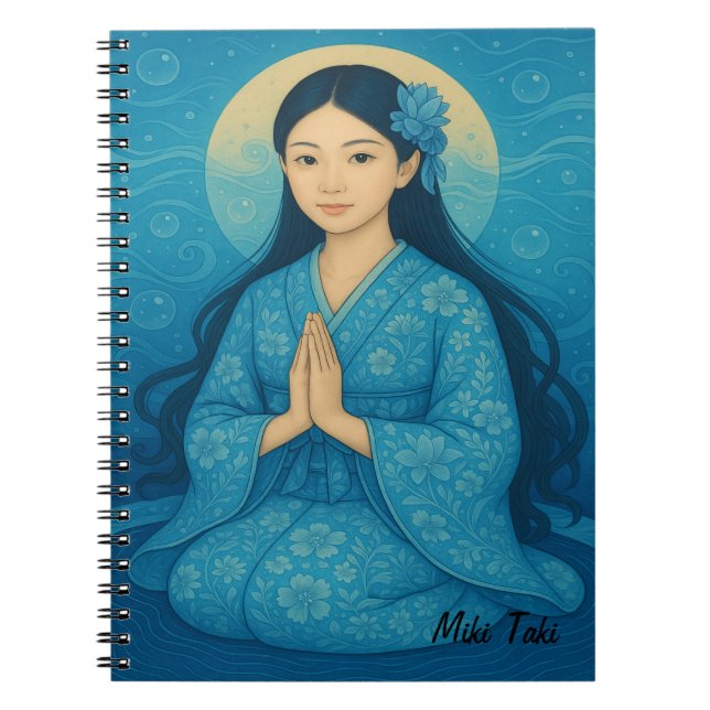 Cuaderno Personalizado Zen Yoga Meditación Mentalidad Arte  (Frente)