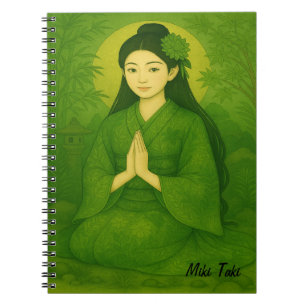 Cuaderno Personalizado Zen Yoga Meditación Mentalidad Arte 