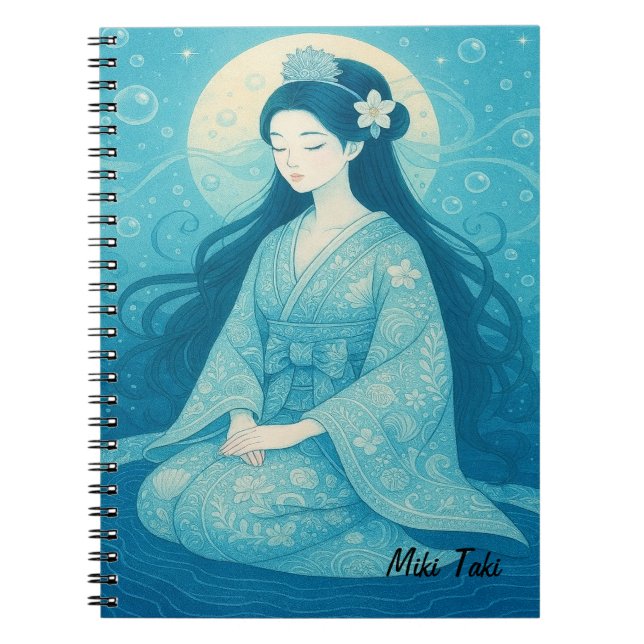 Cuaderno Personalizado Zen Yoga Meditación Mentalidad Arte  (Frente)
