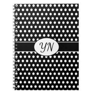 Cuaderno Personalizados iniciales Punto de Polka