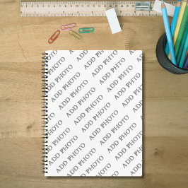 Cuaderno Personalizar Añadir nombre foto o ilustración