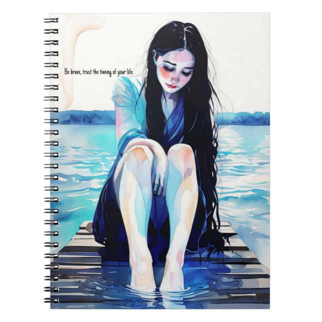 Cuaderno PERSONALIZAR: Confiar en el momento oportuno | Dia (Frente)