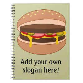 Cuaderno Personalizar de este gráfico de Hamburger