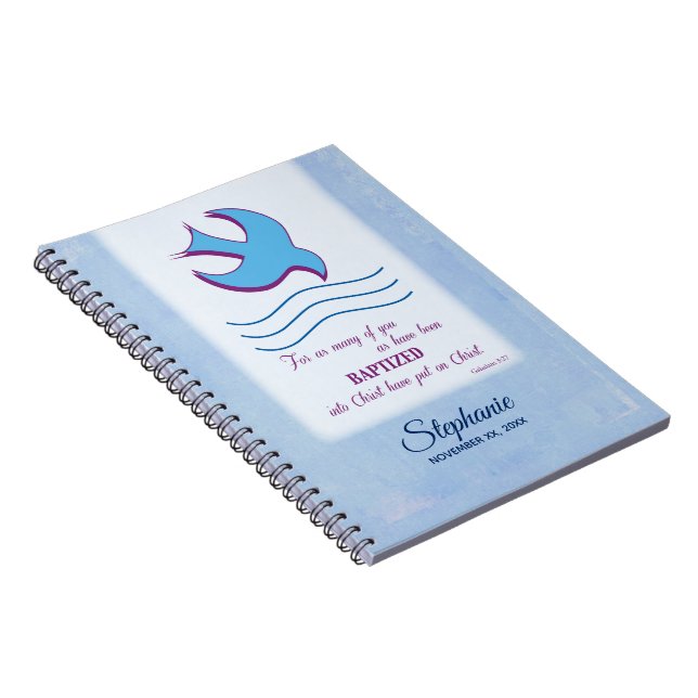 Cuaderno Personalizar, el bautismo de adultos se palpa en a (Lado Derecho)