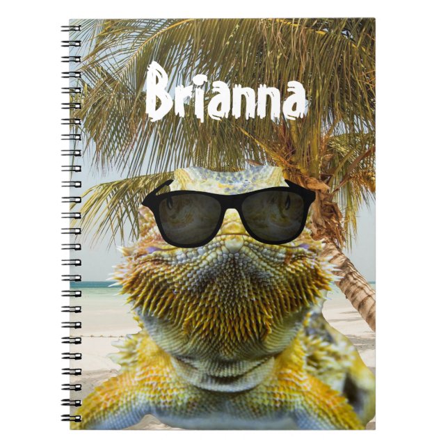 Cuaderno Personalizar el divertido de la playa de verano (Frente)