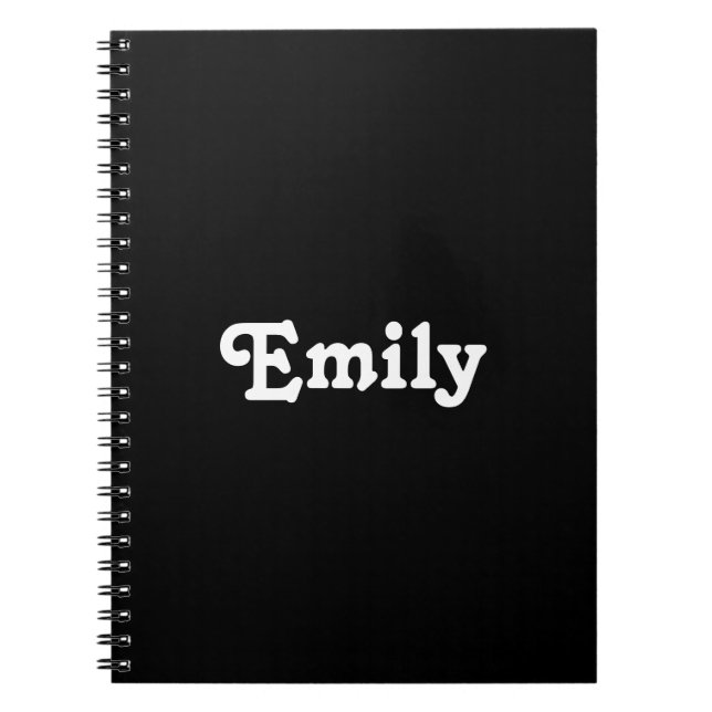 Cuaderno personalizar el nombre - bloc de notas (Frente)